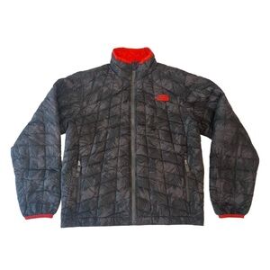 Youth The North Face Black & Orange lightweight jacket